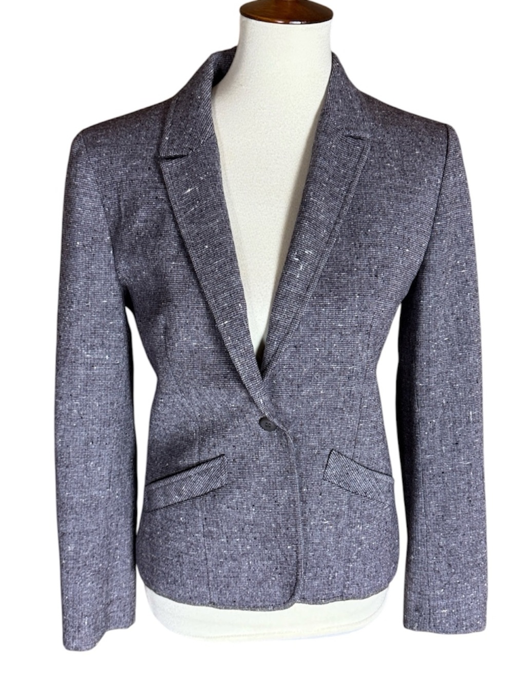 Vintage Pendleton purple tweed pure virgin wool blazer jacket Made in USA